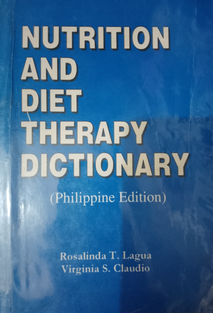 Nutrition and Diet Theraphy Dictionary